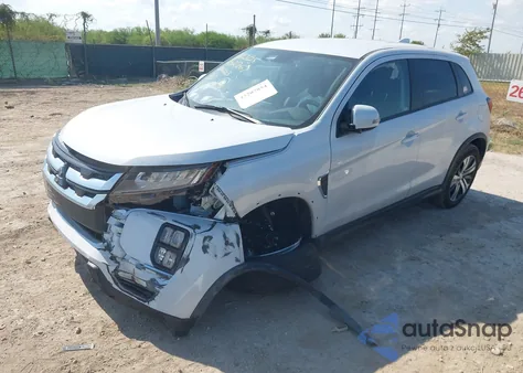 2025 Mitsubishi Outlander Sport S/Es/Le/Se/Trail Edition from USA, damaged, VIN JA4ARUAU2SU006603